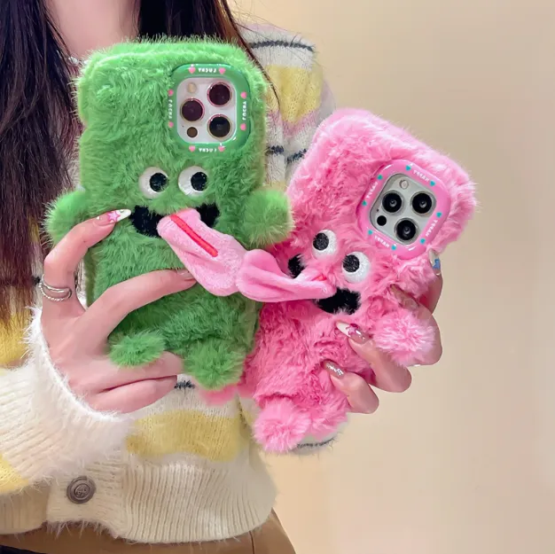 Funny Tongue Plush Phone Case